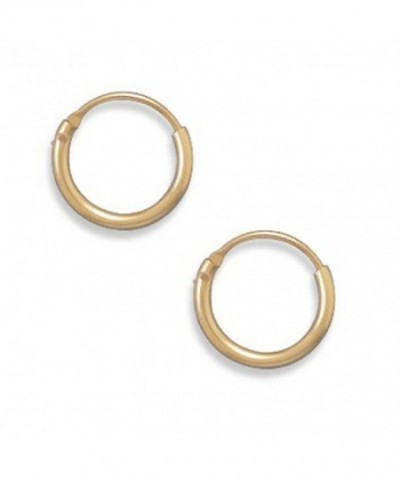 Gold Filled Diameter Endless Earrings