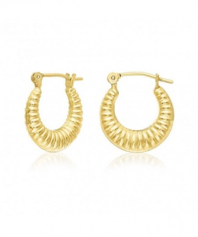 Tiny Yellow Earrings Diameter Style 18