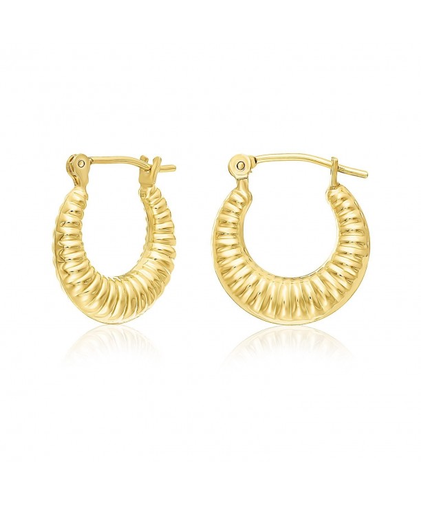 Tiny Yellow Earrings Diameter Style 18