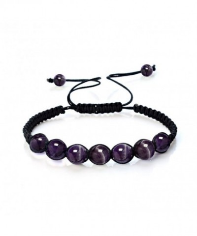 Gemstone Birthstone Amethyst Balance Bracelet