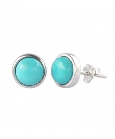 ZENGORI Sterling Natural Turquoise Earrings