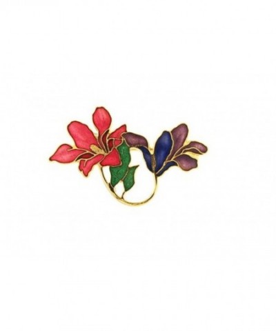 Art Nouveau Style Floral Brooch