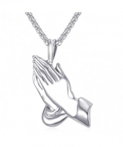 Praying Pendant Christian Stainless Necklace