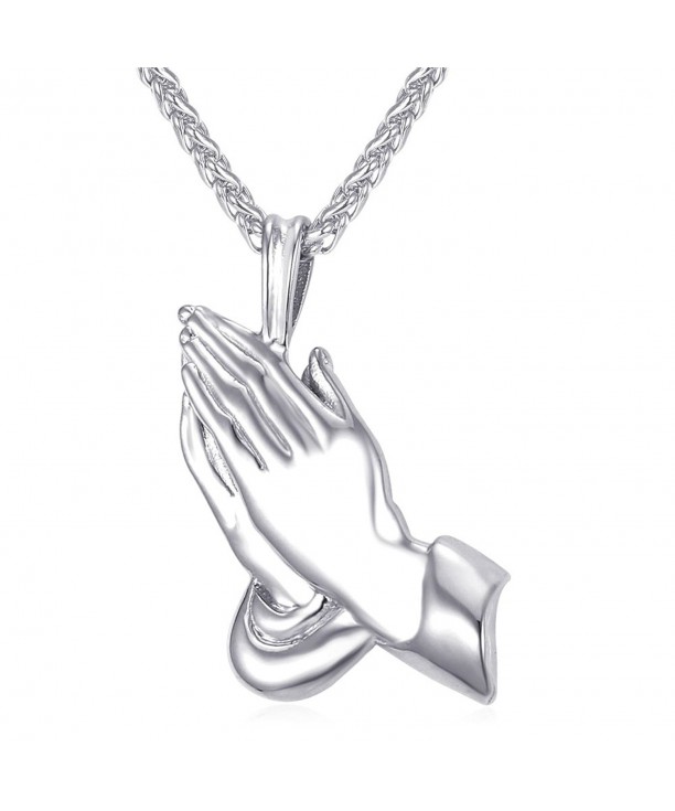 Praying Pendant Christian Stainless Necklace