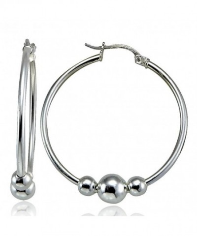 Hoops Loops Sterling Silver Earrings