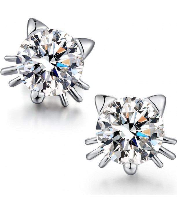 Earrings Naughty Platinum Sterling Zirconia