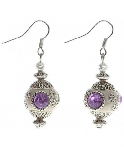 Lova Jewelry Vintage Lilac Earrings
