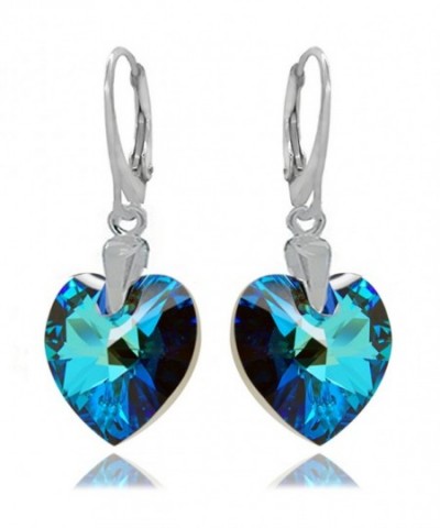 Royal Crystals Sterling leverback Swarovski