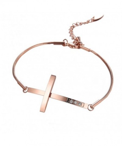 Cupimatch Stainless Religious Sideways Bracelet