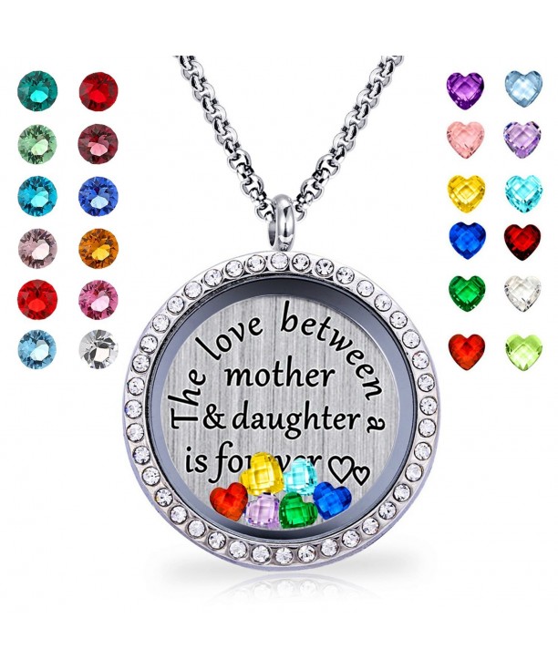 Floating Necklace Daughter Birthstone birthstone