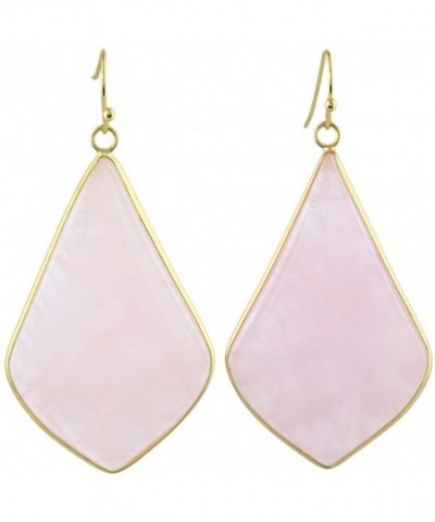 SUNYIK Womens Quartz Rhombus Earrings