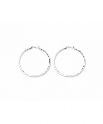 Chisel Stainless Steel Diameter Earrings