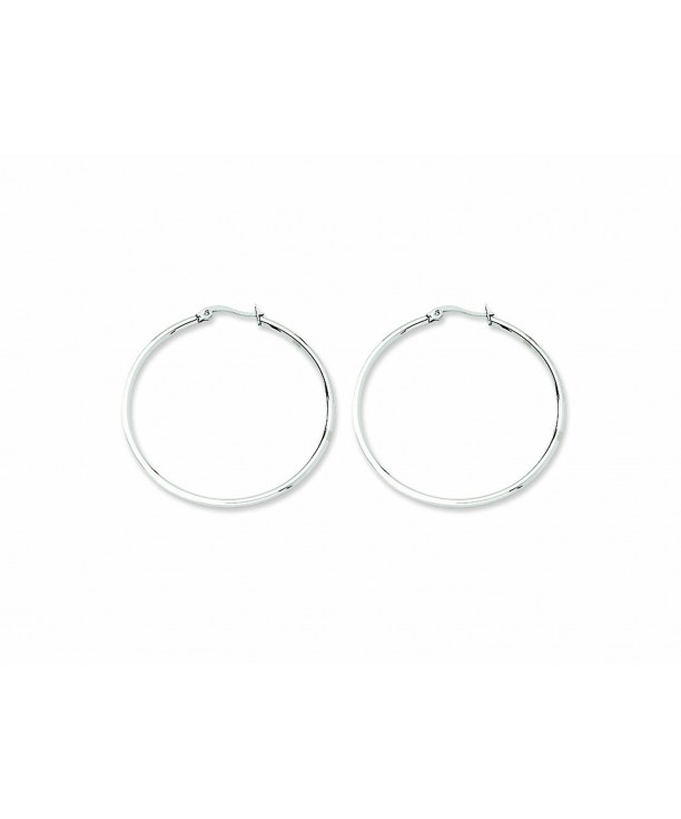 Chisel Stainless Steel Diameter Earrings