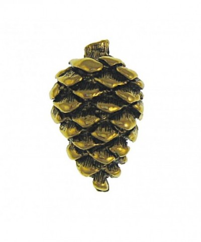 Pine Cone Gold Lapel Pin