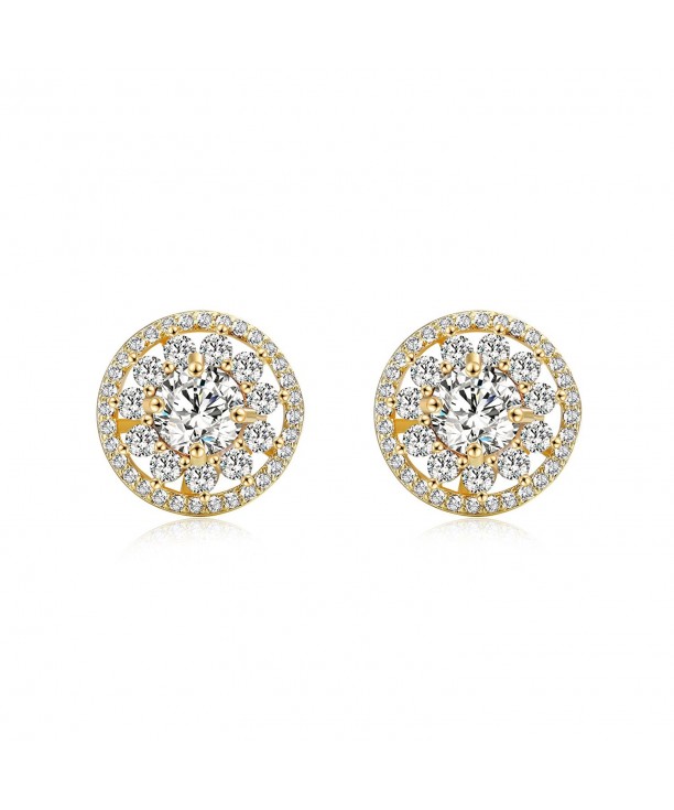 OSIANA Womens Earrings Crystal Earrings CZ Gold