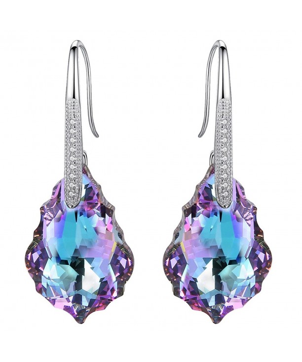 EleQueen Sterling Earrings Swarovski Crystals