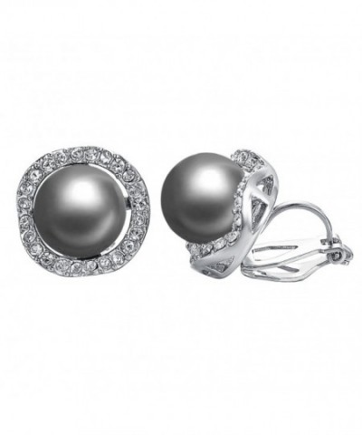 Yoursfs Imitation Earrings Zirconia Hypoallergenic