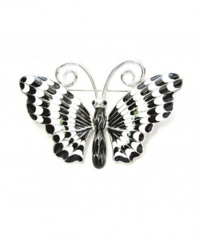 Faship Gorgeous Enamel Butterfly Brooch