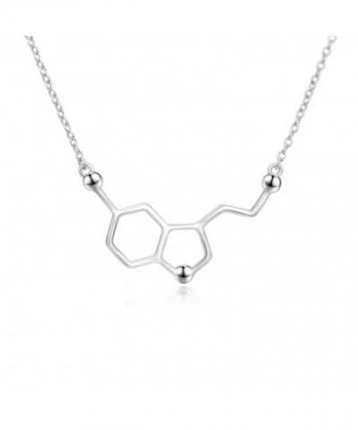 Serotonin Molecule Necklace Neurotransmitter Chemistry
