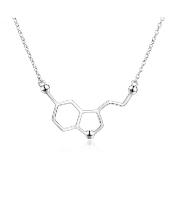Serotonin Molecule Necklace Neurotransmitter Chemistry
