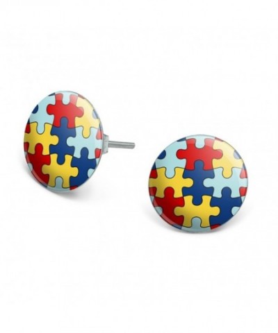 Autism Awareness Diversity Novelty Earrings