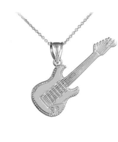Sterling Music Electric Pendant Necklace