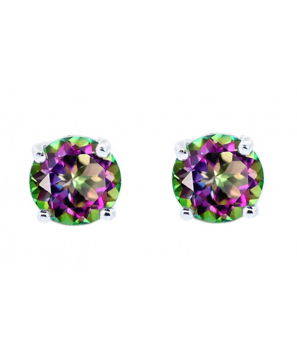 NYC Sterling Rainbow Zirconia Earrings