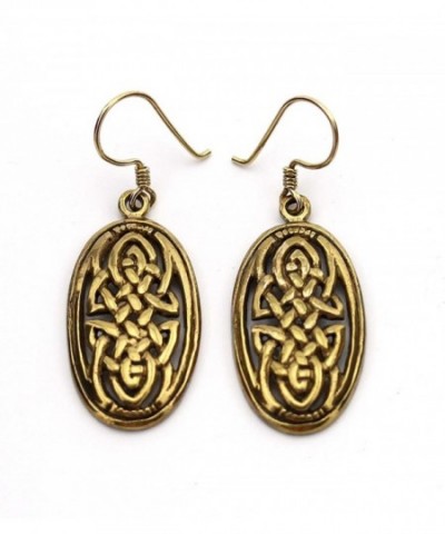 Bronze Filigree Earrings Thailand Jewelry