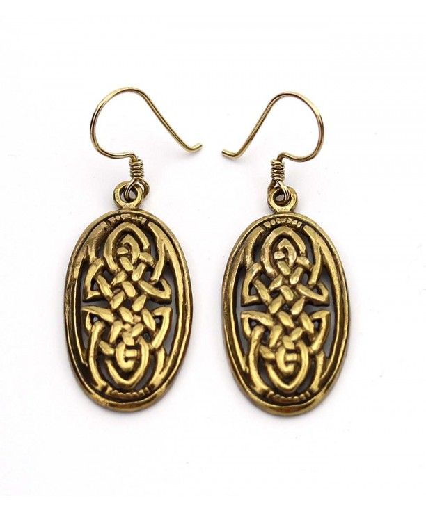 Bronze Filigree Earrings Thailand Jewelry