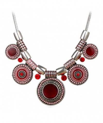 Bohemian Multicolor Pendants Rhinestone Necklace