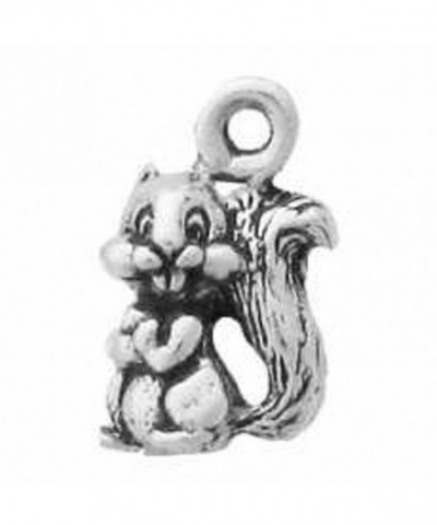 Sterling Silver Cartoon Squirrel Animal