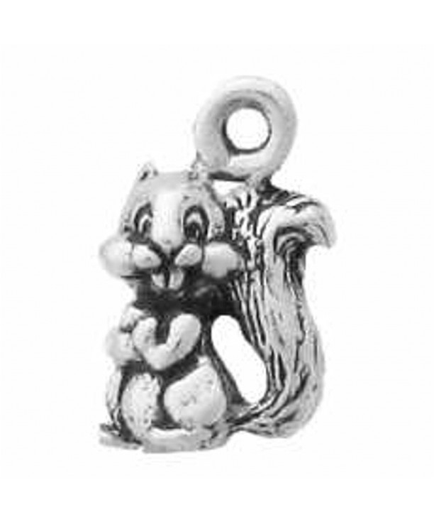 Sterling Silver Cartoon Squirrel Animal