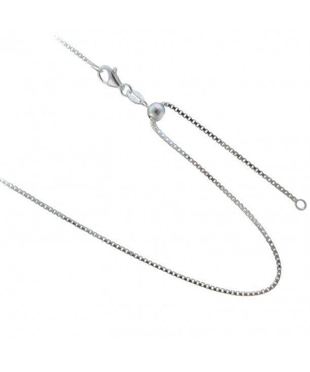 Adjustable 1 25mm Sterling Necklace Shorter