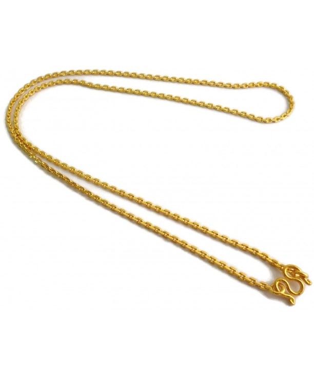 Yellow Plated Necklaces Fashion Jewelry