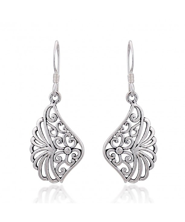 Sterling Oxidized Inspired Filigree Earrings