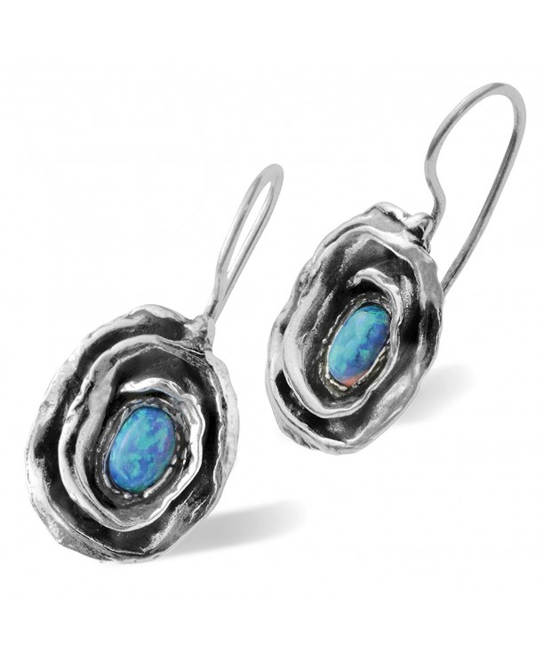 Earrings Sterling Silver Created Secure