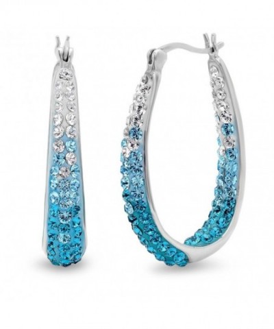 Sterling Silver Earrings Swarovski Crystals