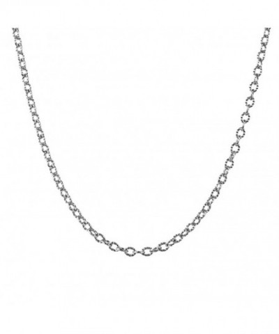 Sterling Silver Curb Chain Necklace