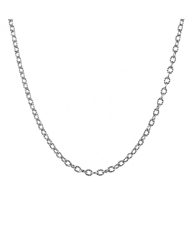 Sterling Silver Curb Chain Necklace