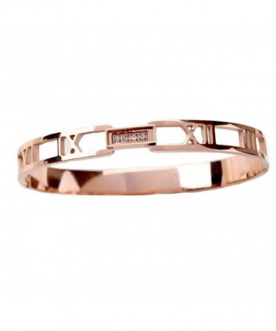 Baoli Plated Titanium Numeral Bracelet