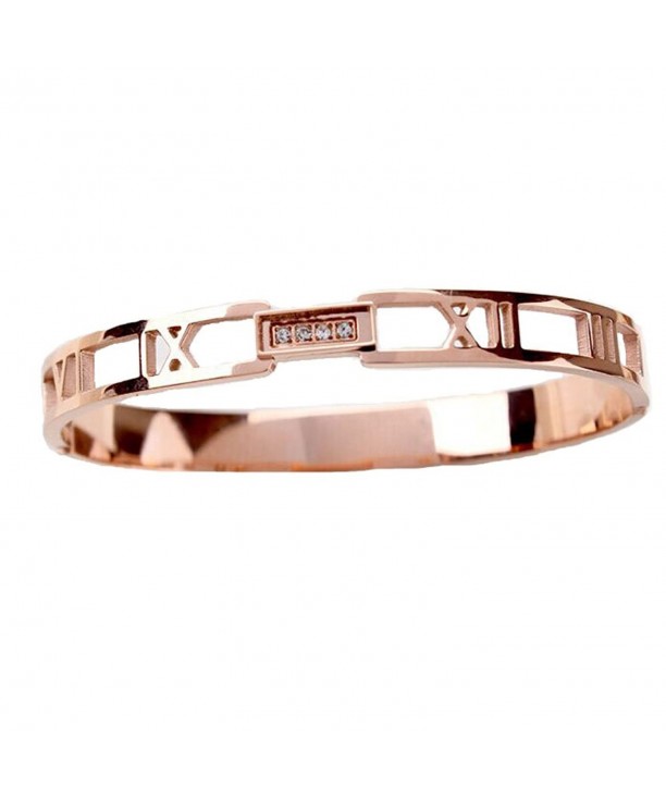 Baoli Plated Titanium Numeral Bracelet