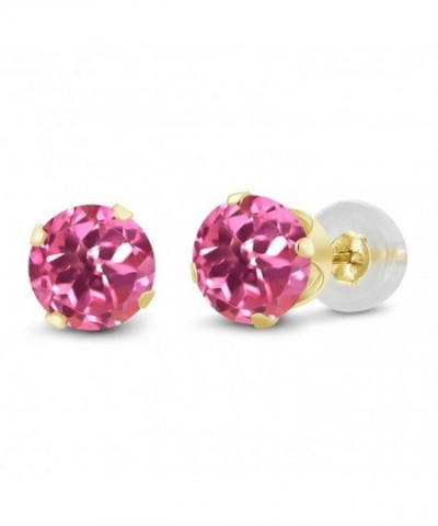 Yellow Mystic Topaz Earrings Round