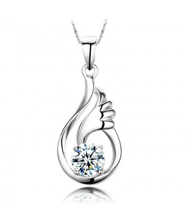 Sephla Plated Zirconia Pendant Necklace