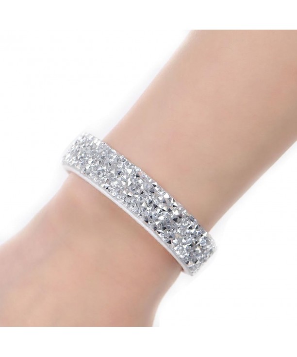 Sexy Sparkles Velvet Bracelet Rhinestones