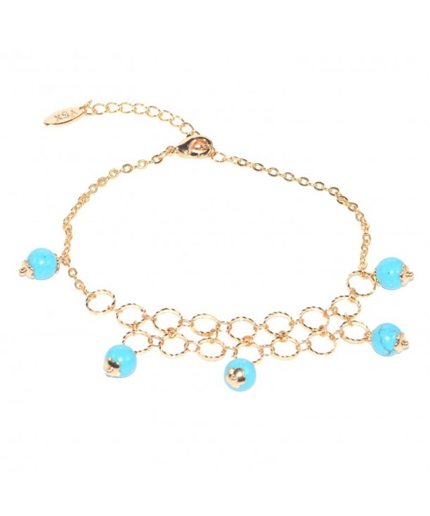 DongStar Fashion Jewelry Turquoise Bracelet