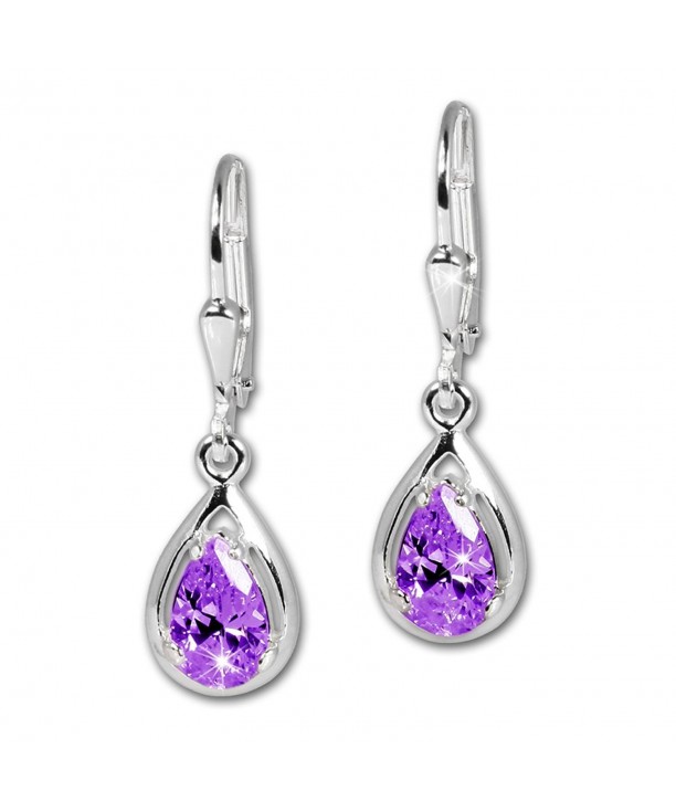 SilberDream earring teardrop Sterling SDO520V