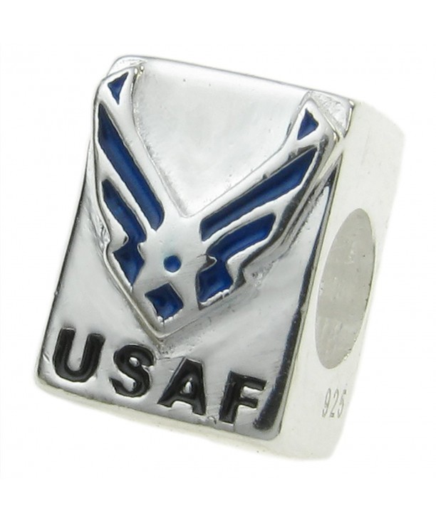 Sterling Silver America Enamel European