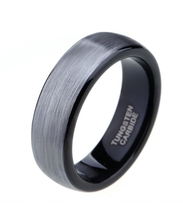 Tungsten Carbide Brushed Polished Engagement