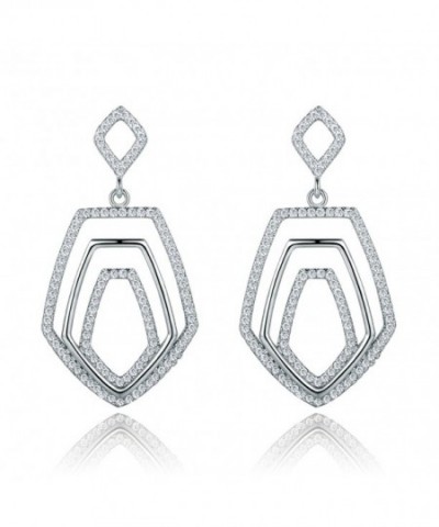 GULICX Crystal Baroque Earrings Zirconia