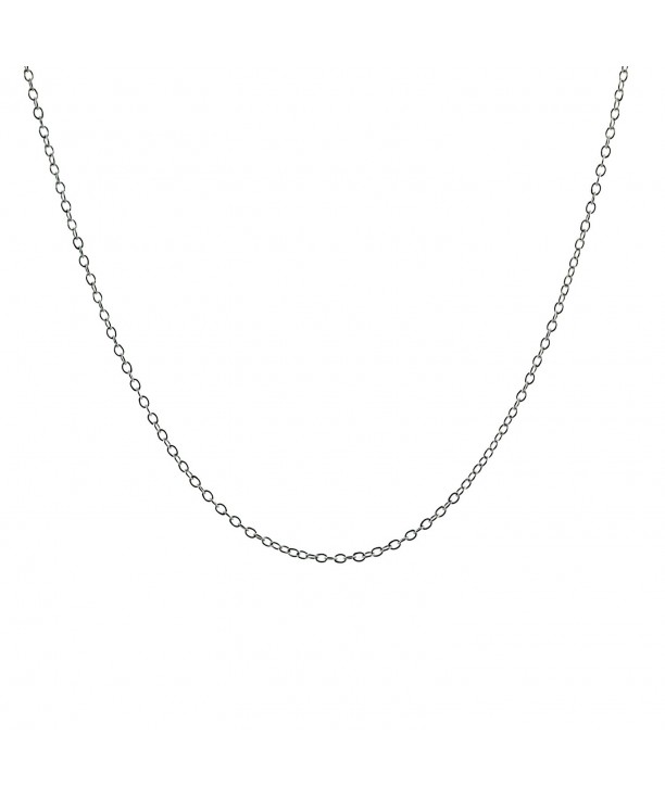 Sterling Silver 1mm Cable Chain